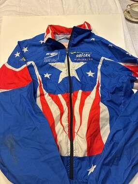 Vintage DeFeet United States Postal Service USPS Pinarello Cycling Windbreaker J